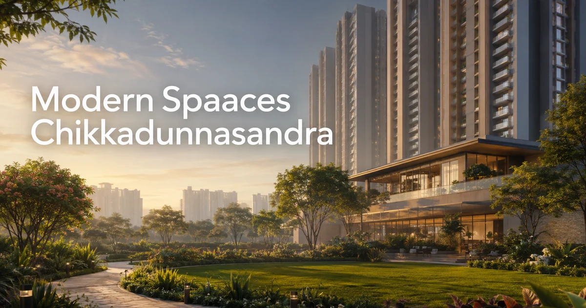 Modern Spaaces Sarjapur Road project image